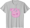 Peppa Pig Mummy Pig Head Shot T-Shirt - Silver Grey
