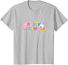 Peppa Pig Party Time Peppa & Suzy Logo Youth T-Shirt - Silver Grey