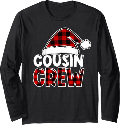 Cow Christmas Cousin Buffalo Red Plaid Pajamas Family Xmas T-Shirt