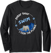 Polar bear Swim - I Took The Plunge On January 1 Shirt Long Sleeve T-Shirt - Black
