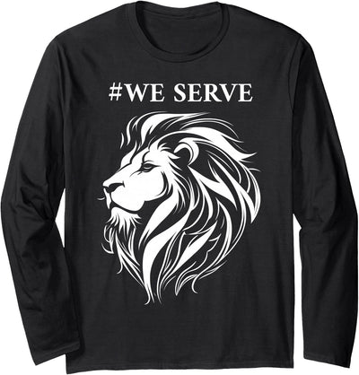 Lions Club International We Serve Lions Long Sleeve T-Shirt