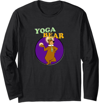 Yoga Bear Funny Yogi Yoga Workout Long Sleeve Shirt