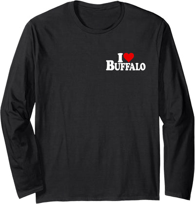 Cow I Love Heart Buffalo Ny T-Shirt
