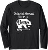 Mothers Day Shirt Co. Blessed Mamaw Bear Longsleeve Shirt Gift For Grandma Long Sleeve T-Shirt - Black