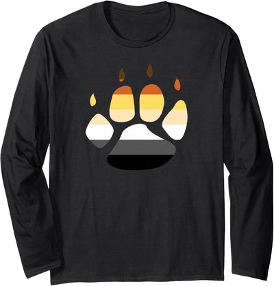 Bear Pride Paw Print Long Sleeve Shirt