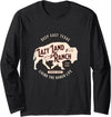 The Jackalope Lazy Land Ranch Buffalo Long Sleeve T-Shirt - Black