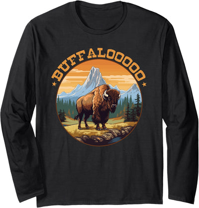 Majestic Bison Buffalooooo Wilderness Lucky Casino Buffalo T-Shirt