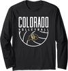 Campus Lab University of Colorado Buffaloes Volleyball Arch Long Sleeve T-Shirt - Black
