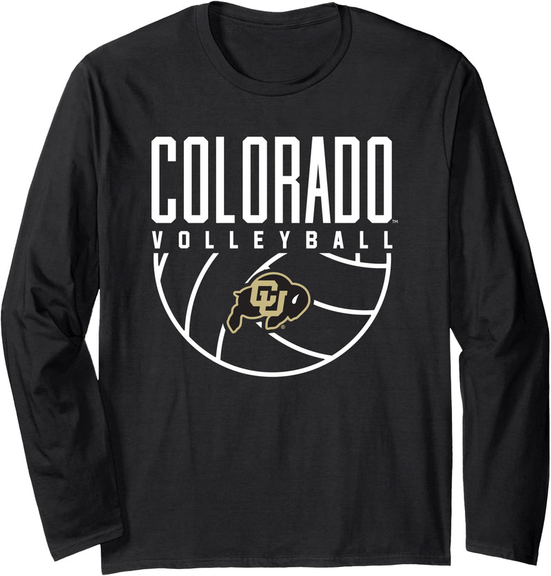 Campus Lab University of Colorado Buffaloes Volleyball Arch Long Sleeve T-Shirt - Black