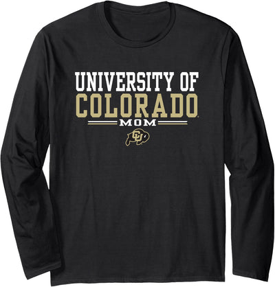 Cow Elite Authentics Colorado Buffaloes Mom Family Black Authentics T-Shirt