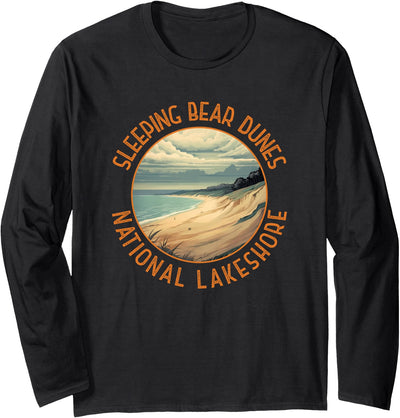 Sleeping Bear Dunes National Lakeshore Distressed Circle Long Sleeve Shirt