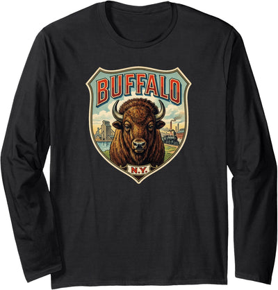 Cow Jcombs Buffalo New York Retro T-Shirt