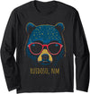 Awesome Ruidoso New Mexico USA Designs Ruidoso New Mexico Bear with Sunglasses Long Sleeve T-Shirt - As Pictured