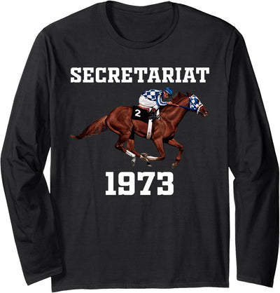Secretariat 1973 horse racing Tee Secretariat 1973 Horse Racing Long Sleeve T-Shirt