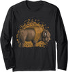 Buffalo Quotes Asian American Bison Ox Buffalo Long Sleeve T-Shirt - Black