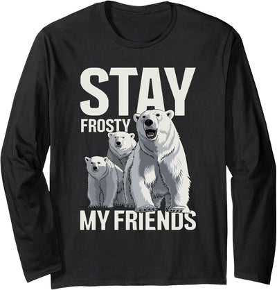 Polar bear gifts for men and women Polar Bear Long Sleeve T-Shirt
