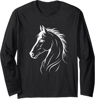 Horse Silhouette Apparel Horse Silhouette Long Sleeve T-Shirt