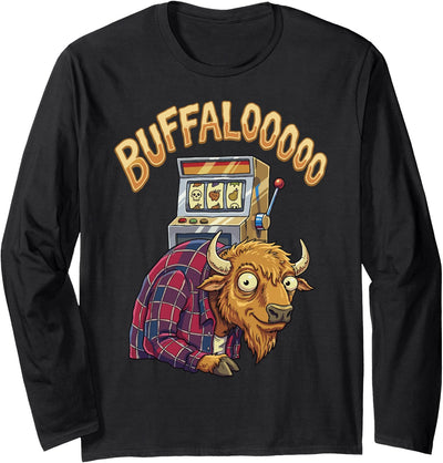 Gambling Buffalo Gambler Casino Jackpot Lucky Buffalo Casino T-Shirt