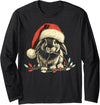 Holland Lop Rabbit Bunny Chew Christmas Light Xmas Long Sleeve Shirt in As Pictured