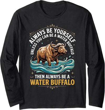 Cow Always Be Yourself Water Buffalo T-Shirt