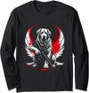 Dog Design Dog Long Sleeve T-Shirt - As Pictured