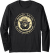 Smokey Bear Only You Can Prevent Wildfires Vintage Seal Long Sleeve T-Shirt - Black