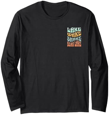 Utah Lake Wake Shake Bear Lake Idaho Long Sleeve T-Shirt
