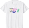 Peppa Pig HEE HEE! George Playing with Mr. Dinosaur T-Shirt - White