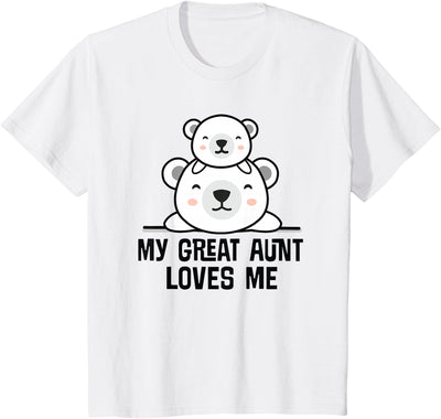My Great Aunt Loves Me Bear T-Shirt