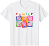 Peppa Pig Family Portrait Panels T-Shirt - White