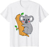 Charm's Children Clothing Cute Koala Bear T Shirt for Children | Kids Koala Bear Shirt T-Shirt - White