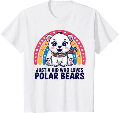 Kids Polar Bear Shirts Kids Children Polar Bear Kids T-Shirt