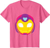 Marvel Iron Man and His Awesome Friends Ironheart Big Face T-Shirt - Pink Heather