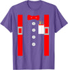 Fun With Ties By HustlaGirl Nerd Costume Shirt Red Suspenders Pocket Protector T-Shirt - Purple Heather
