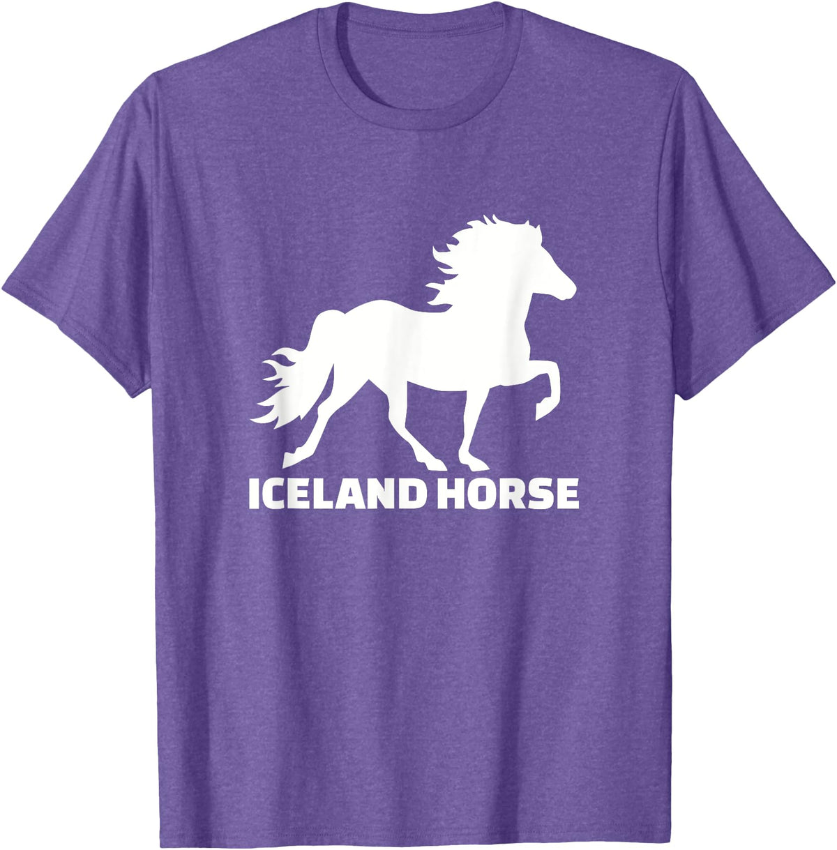 Icelandic horse gifts Icelandic horse T-Shirt - Purple Heather