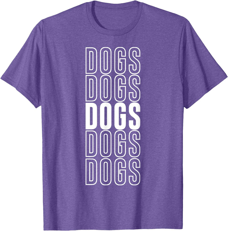 Dogs Apparel Dogs T-Shirt - Purple Heather