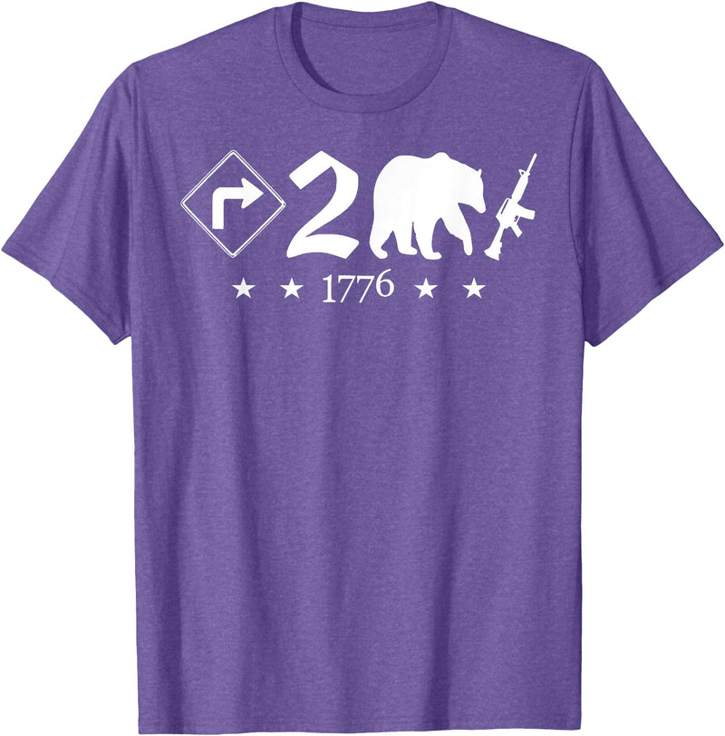 Right To Bear Arms Pro Gun & Patriotic Military Right To Bear Arms Pro Gun Funny Patriotic Military Women Men T-Shirt - Purple Heather