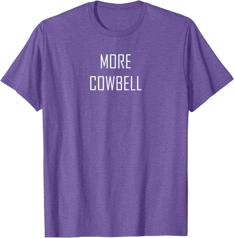 Mint Chip Productions More Cowbell Tee T-Shirt - Purple Heather