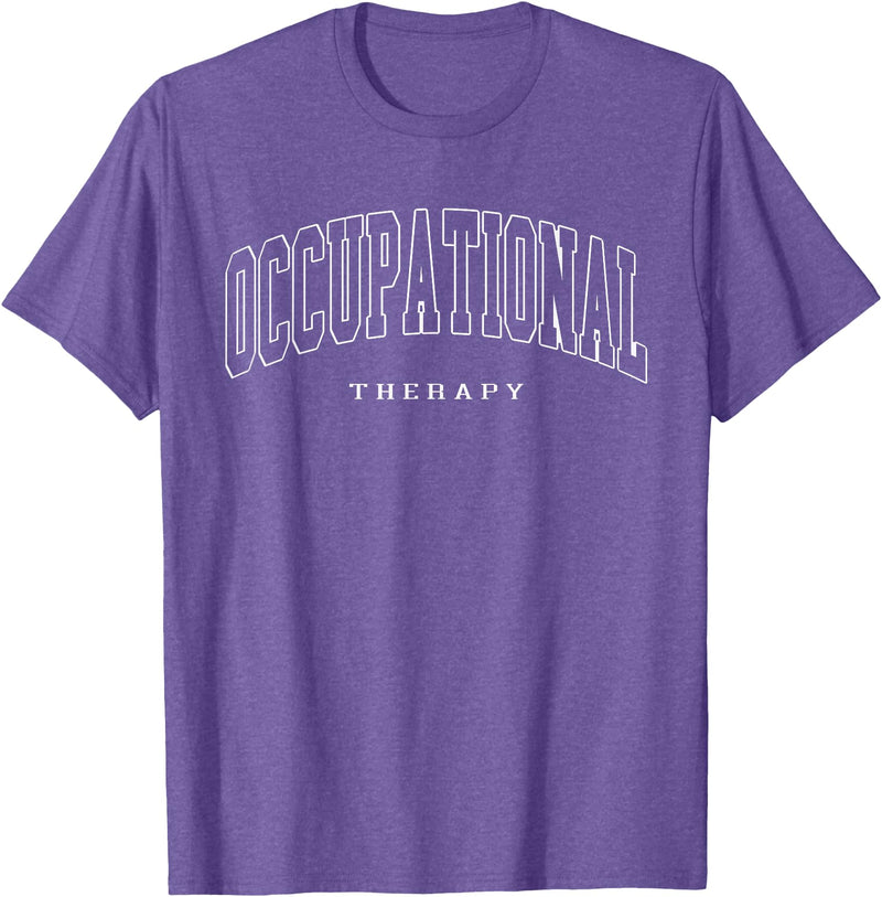 Vintage Pediatric Occupational Therapist Apparel Pediatric Occupational Therapy Occupational Therapist OT T-Shirt - Purple