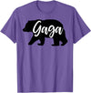 Aberdeen Family Bear T Shirt GaGa Bear shirt Matching Family Shirts Bear tshirts T-Shirt - Purple Heather