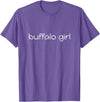 Classic Buffalo Hometowner Buffalo Girl American City Pride T-Shirt - Purple Heather