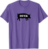 Bear Daddy Oink Pig Play Funny Gay Men's T-Shirt T-Shirt - Purple Heather