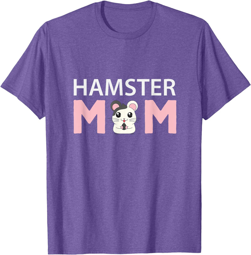 Hamster Mom Hamster T-Shirt - Purple Heather