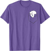 Niedliche Eisbär-Geschenke Polar Bear in Bag Funny Polar Bear in Bag T-Shirt - Purple Heather