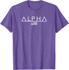 Alpha Gym Rabbit Workout Bodybuilding Fitness T-Shirt in Purple Heather