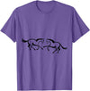Clothing25 Horses! T-Shirt - Straight - Purple Heather