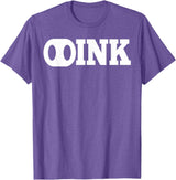 LGBT Pig Play Shirts AP OINK Gay Mens Pig Play Shirt T-Shirt - Purple Heather