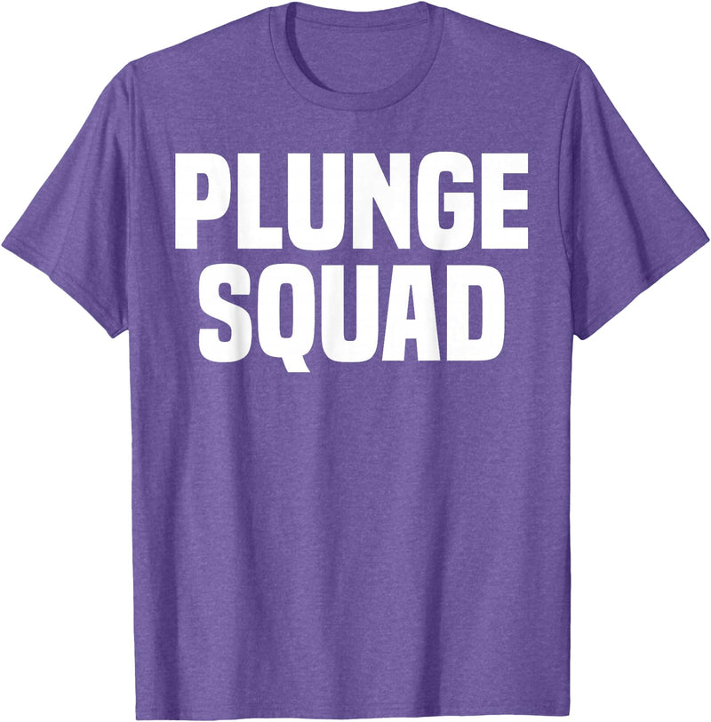 Winter Sport Polar Bear Plunge Design Outfit Ice Bear Plunge - Plunge Squad T-Shirt - Purple Heather