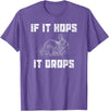 Funny Rabbit Hunting - Great Sarcastic Hunter Gift T-Shirt in Purple Heather