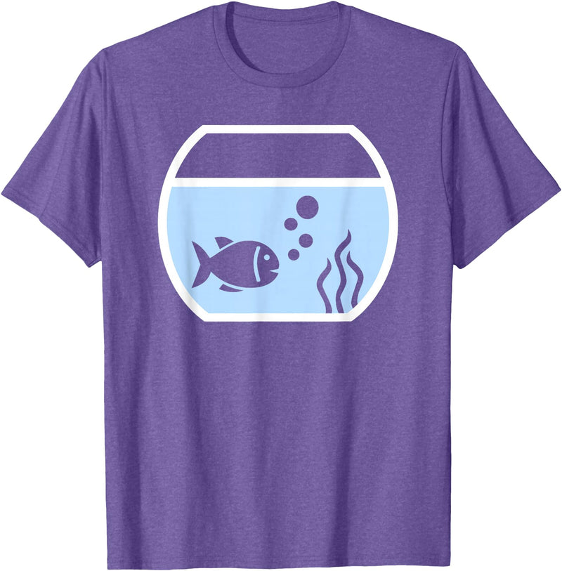 Fish aquarium T-Shirt - Purple Heather